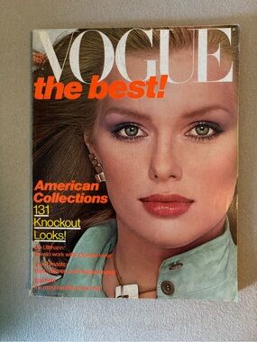 Vogue magazine featuring Patti Hansen February 1977